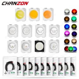 100Pcs 3528 SMD LED Diode Chip Warm White Red Green Blue Yellow Orange UV Purple Pink RGB PLCC2 PLCC-4 Lamp Light Beads Emitting