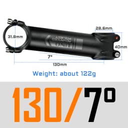 UNO Kalloy King Stems Ultralight AL7050 Bike Stem 7 Degree 31.8mm 60 70 80 90 100 110 120 130mm MTB Road Bicycle Handlebar Stem