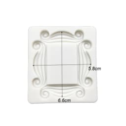 Photo Frame Mirror Silicone Mold Resin Tools Sugarcraft Cupcake Baking Mold Fondant Cake Decorating Tools