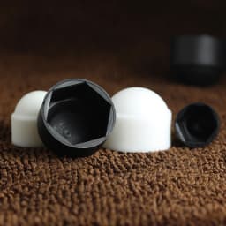 M3 M4 M5 M6 M8 M10 M12 M14 M16 M18 M20 M22 M24 Black White Dome Protection Cap Screw Covers Exposed Hexagon Plastic PE Nut Bolt