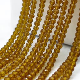 2 3 4 6 8mm Czech Clear Glass Beads 45 Colors Flat Faceted Crystal Loose Spacer Beads for Jewelry Making Bracelet Accessories