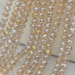 2 3 4 6 8mm Czech Clear Glass Beads 45 Colors Flat Faceted Crystal Loose Spacer Beads for Jewelry Making Bracelet Accessories