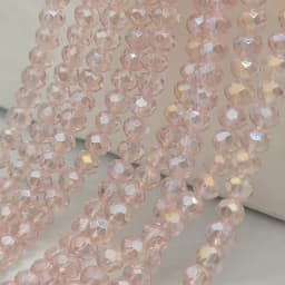 2 3 4 6 8mm Czech Clear Glass Beads 45 Colors Flat Faceted Crystal Loose Spacer Beads for Jewelry Making Bracelet Accessories
