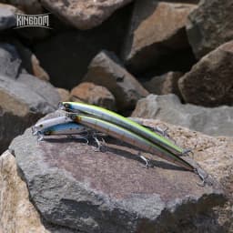 Kingdom Long Casting Fishing Lure 14.5g 19g 29g Floating Slow Sinking Minnow Wobbler Artificial Hard Bait Jerkbaits Seabass Pike