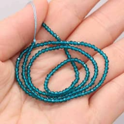 1PC Natural Spinel Beads 2-3mm Faceted Loose Beads Natural Stone Spacer Beads for DIY Bracelet Necklace Jewelry Making Accessory
