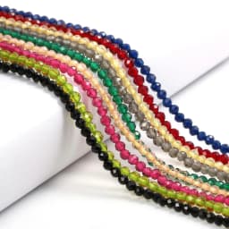 1PC Natural Spinel Beads 2-3mm Faceted Loose Beads Natural Stone Spacer Beads for DIY Bracelet Necklace Jewelry Making Accessory
