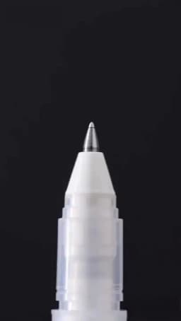 1Pc Sakura Gelly Roll Gel Pen White Color 0.5/0.8 /1.0mm High Light Marke Pen Black Cardboard Art Painting Pen White Line Pens