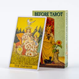 Before Tarot 78 Card Deck 10.4*6.1cm for Beginners Traditional Images Oracle Deck Divination Board Game Tarot Entertainment