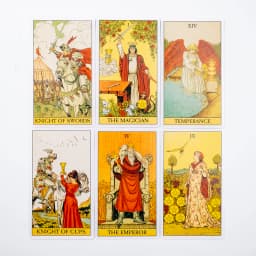 Before Tarot 78 Card Deck 10.4*6.1cm for Beginners Traditional Images Oracle Deck Divination Board Game Tarot Entertainment