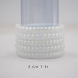 5Pcs/set New Fashion Matt Solid Telephone Wire Elastic Hair Band Frosted Spiral Cord Rubber Band Hair Tie Stretch Head Band Gum