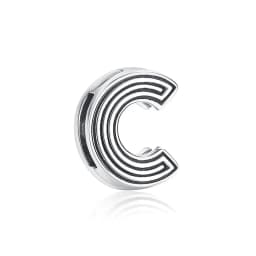 Original 925 Sterling Silver Charms Flat Clip Heart Butterfly Letters Chains Beads Fit Brand Bracelets Diy Jewelry For Women
