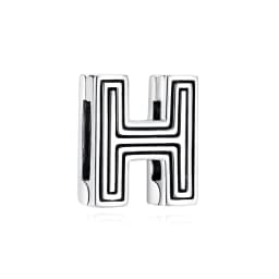 Original 925 Sterling Silver Charms Flat Clip Heart Butterfly Letters Chains Beads Fit Brand Bracelets Diy Jewelry For Women