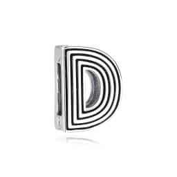 Original 925 Sterling Silver Charms Flat Clip Heart Butterfly Letters Chains Beads Fit Brand Bracelets Diy Jewelry For Women