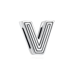 Original 925 Sterling Silver Charms Flat Clip Heart Butterfly Letters Chains Beads Fit Brand Bracelets Diy Jewelry For Women