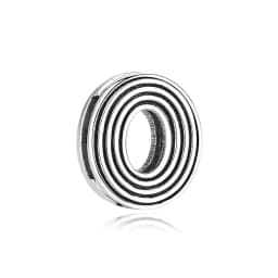 Original 925 Sterling Silver Charms Flat Clip Heart Butterfly Letters Chains Beads Fit Brand Bracelets Diy Jewelry For Women