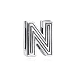 Original 925 Sterling Silver Charms Flat Clip Heart Butterfly Letters Chains Beads Fit Brand Bracelets Diy Jewelry For Women