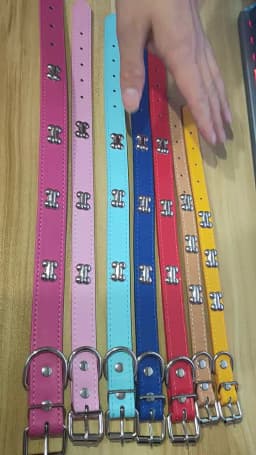Bone Leather Durable Pet Dog Collars Puppy Pug Collars for Small Large Dog Chihuahua Cat Accessories Pet Collar for Small Dogs