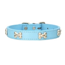 Bone Leather Durable Pet Dog Collars Puppy Pug Collars for Small Large Dog Chihuahua Cat Accessories Pet Collar for Small Dogs