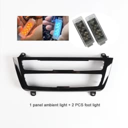 Dashboard Center Console Ambient lighting Interior 2 Colors Radio AC Panel LED Trim For BMW 3 4 series F30 F31 F32 F33 F34 F36