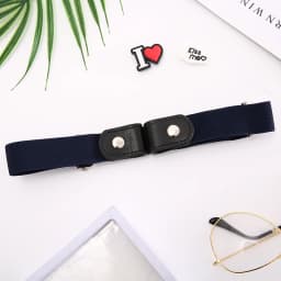 Womans Belt Buckle-Free Waist Jeans Pants No Buckle Stretch Elastic Waist Belts for Men Women Invisible Belt DropShipping