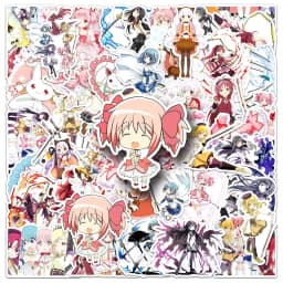 10/30/50PCS Puella Magi Madoka Magica Anime Stickers Cartoon Decals DIY Motorcycle Luggage Guitar Skateboard Funny Sticker Toy