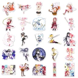 10/30/50PCS Puella Magi Madoka Magica Anime Stickers Cartoon Decals DIY Motorcycle Luggage Guitar Skateboard Funny Sticker Toy