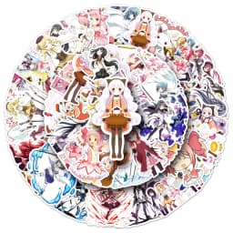10/30/50PCS Puella Magi Madoka Magica Anime Stickers Cartoon Decals DIY Motorcycle Luggage Guitar Skateboard Funny Sticker Toy