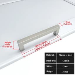 Square Furniture Hardware Black Cabinet Handle Stainless Steel Kitchen Door Knobs Cupboard Wardrobe Drawer Pulls