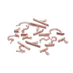 10Set 10-40mm Metal Bracelet End Connectors Slide Clasp Extending Lobster Clasps Slide Hook Tail Chain For DIY Jewelry Making