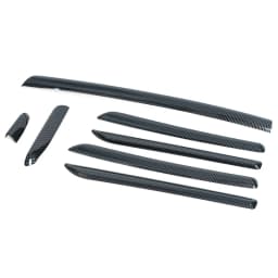 Car LHD Center Console Door Panel Carbon Fiber Trim ABS For Audi A3 S3 RS3 2014-2018 Interior Moldings Cover Trims