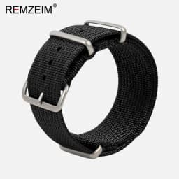 High Quality Nylon Watch Strap Brown Green Black Band Military Casual Watchband Army Sport Bracelet Replacement Belt