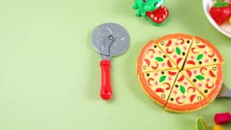 Kids Pizza Cutting Toy Simulation Plastic Pizza Dinette Child Toy Kitchen Pretend Play Food Cooking Kitchen Toys for Girls Kids