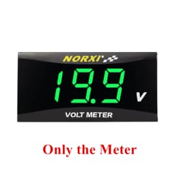 Motorcycle Meter Voltmeter Water Temperature Mini Super Blog Digital 6V 12V Electromobile Thermometer Gauge Car Volt Meter