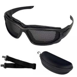 Tactical Glasses Military Goggles Shooting CS Sports Glasses Paintball Hunting Steel Mesh Anti Impact Safety Protective Goggles