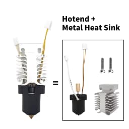 For Creality Ender 3 V3 KE Hotend Kit Ceramic Heating Block Nozzle 300°C 60W Fast Heating High Thermal Conductivity Ceramics