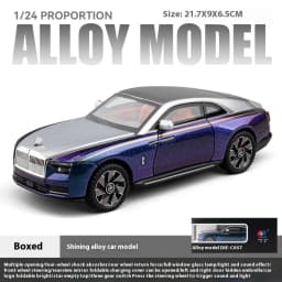 1:24 Rolls Royce Spectre Alloy Diecast Model Car Sound & Light Collection Gifts Christmas Present For Boyfriend Birthday Gifts