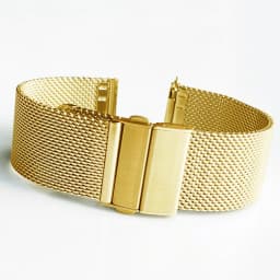 Mesh Milanese Loop Strap Stainless Steel Metal Quick Release Bracelet Double Press Butterfly Buckle Watch Band 18mm 20mm 22mm