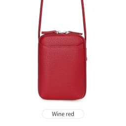 Classic solid color women's crossbody bag high-quality PU leather shoulder bag fashionableluxury large capacity mobile phone bag