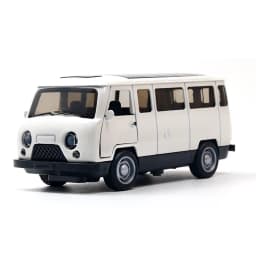 1:36 Alloy Vintage Diecast Cute Cartoon Van Classic Car Model Pull Back Car Model Miniature Vehicle Replica For Collection Gift