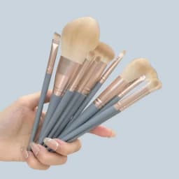 12pcs Makeup Brush Kit Soft Synthetic Hair Make Up Brushes Foundation Blush Eyeshadow Cosmetic Makeup Tools