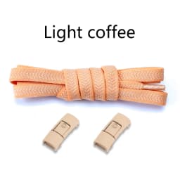 1Pair Colorful No-Tie Elastic Flat Shoelaces with Press Metal Lock for Sneakers - Durable Shoestrings Accessory