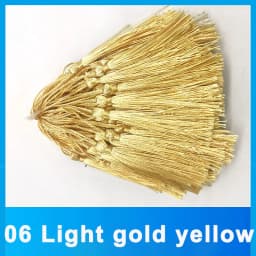 100-500Pcs 13cm Silky Tassels with Cord Loop Handmade Soft Flossy Bookmark Tassel for Jewelry Making DIY Craft Sewing Accessory