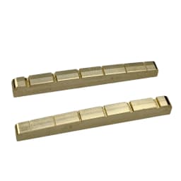 1 Piece Solid Brass Metal Electric Guitar Nut 42mm 43mm for ST TL Style Electric Guitar