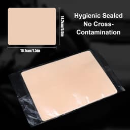 30/10/5/1PCS Silicone Tattoo Practice Skin Double Fake Tattoo Skin Permanent Makeup Tattoo Beginner Practice Synthetic Leather