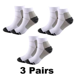 1/2/3 Pairs Brothock Plantar Fascia Compression Socks Sweat-absorbent Deodorant Breathable Sports Pressure Basketball Socks