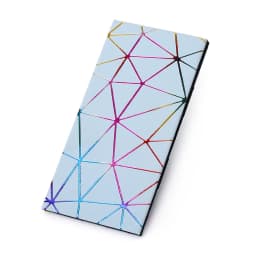 Creative New Long PU Wallet Card Holder Rhombus Laser Indentation Wallet Magic Wallet Men's and Women's Coin Purse