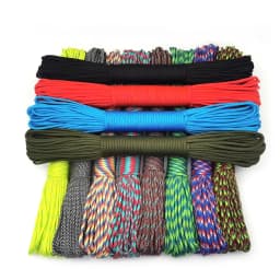 High Quality 31 Meters 100FT Paracord 550 Rope Type III 9 Stand Paracord Cord Rope Survival Kit Wholesale For Hiking Camping