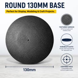 130mm Round Bases - Miniatures Bases for 40k models