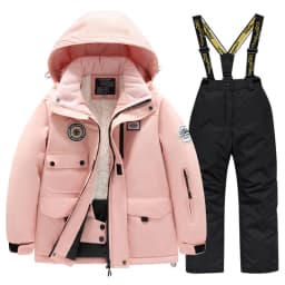 Winter Children's Skiing Suit for Boys and Girls, Windproof and Waterproof Thick Coat for Warmth and Snow Playing Equipment