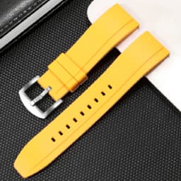 Premium Grade Vulcanized FKM Rubber Watch Strap for Seiko for Rolex 20mm 22mm 24mm Quick Release Watchbands Rubber Strap Tropic